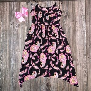 Place Black Paisley Maxi Dress